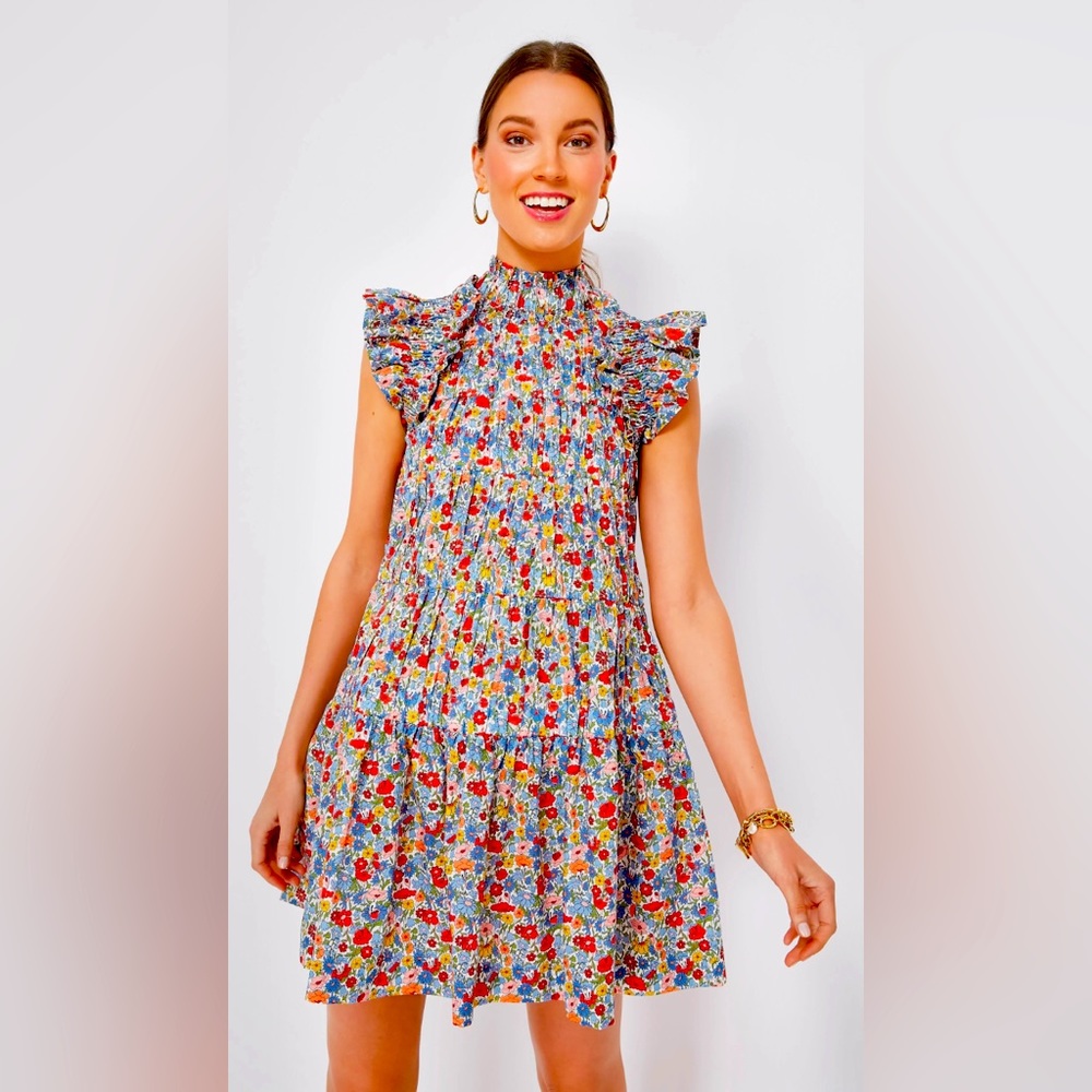 Sea NY Hanna Park Liberty flutter sleeve dress NWT never worn sz XS orig $495